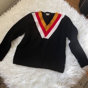 VICI varsity v neck sweater